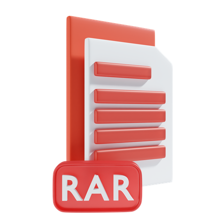 RAR file  3D Icon