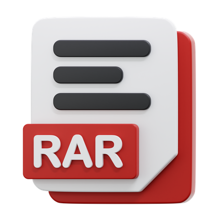 RAR FILE  3D Icon