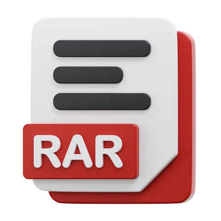RAR FILE  3D Icon