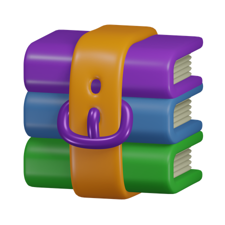 Rar File  3D Icon