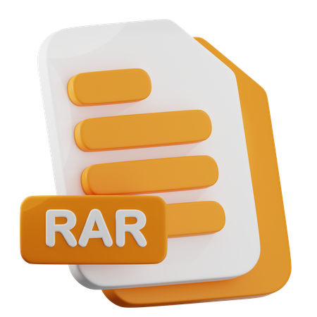 RAR File  3D Icon