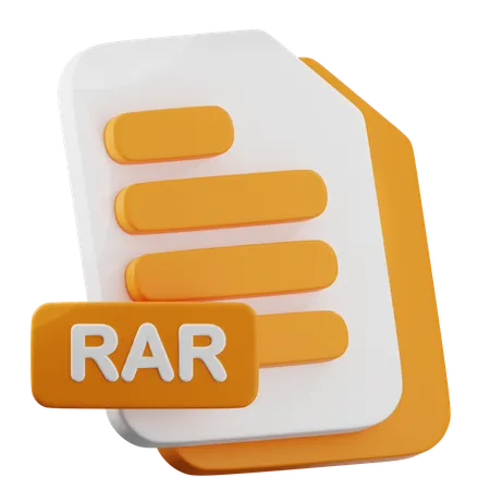 RAR File  3D Icon