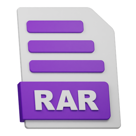 RAR File  3D Icon