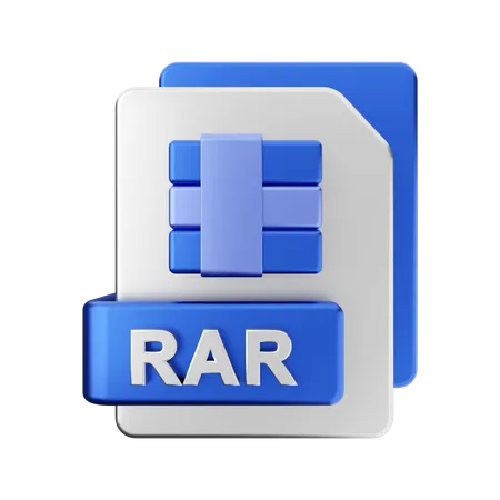 RAR File  3D Illustration