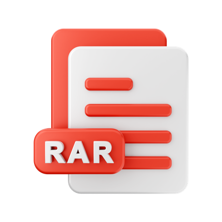 RAR File  3D Illustration