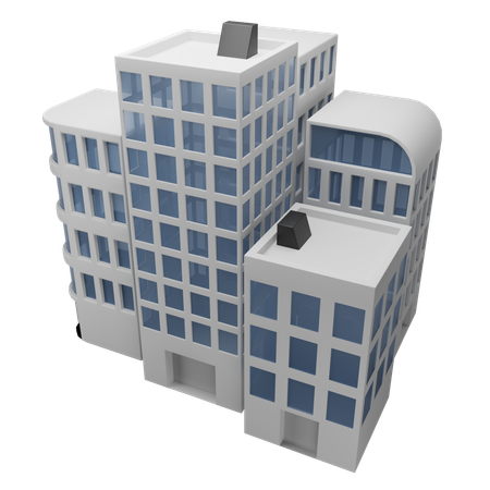 Rascacielos  3D Icon