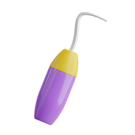 Raspador de dente  3D Icon