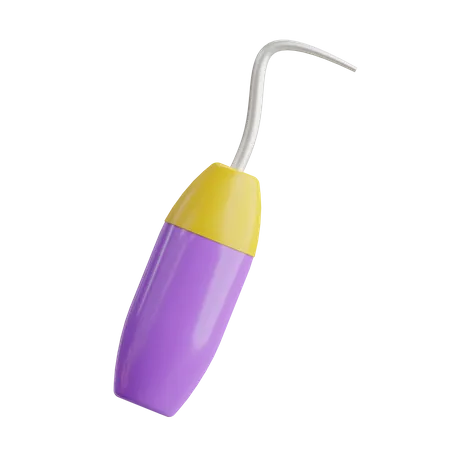 Raspador de dente  3D Icon