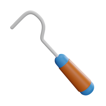 Raspador de dente  3D Icon