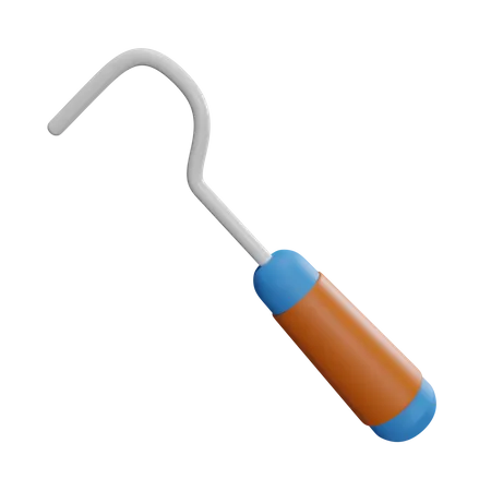 Raspador de dente  3D Icon