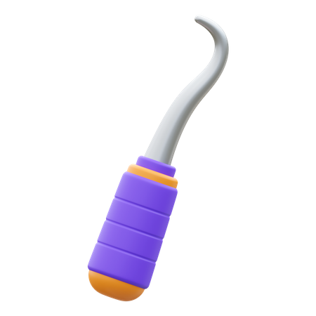 Raspador dentário  3D Icon