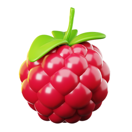 Raspberries  3D Icon