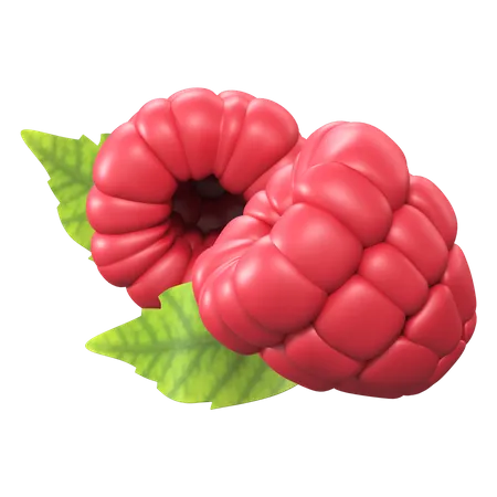 Raspberries 3D Icon