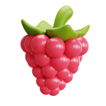Raspberry 3D Icon