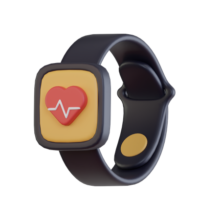 Rastreador de salud  3D Icon