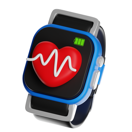Rastreador de salud  3D Icon