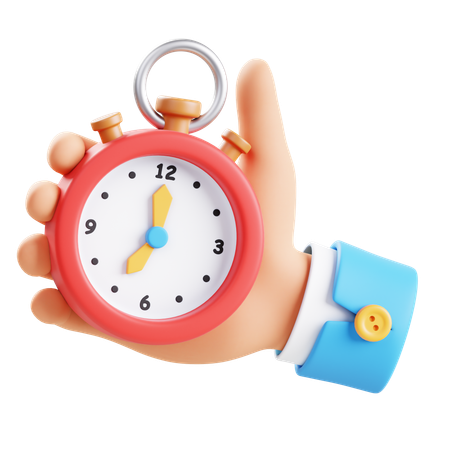 Rastreador de tiempo  3D Icon