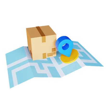 Rastreamento de pedidos  3D Icon