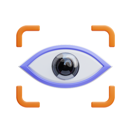 Rastreamento ocular  3D Icon