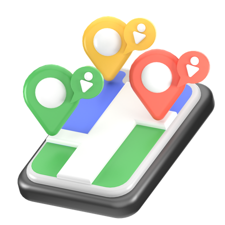 Rastreamento GPS  3D Icon