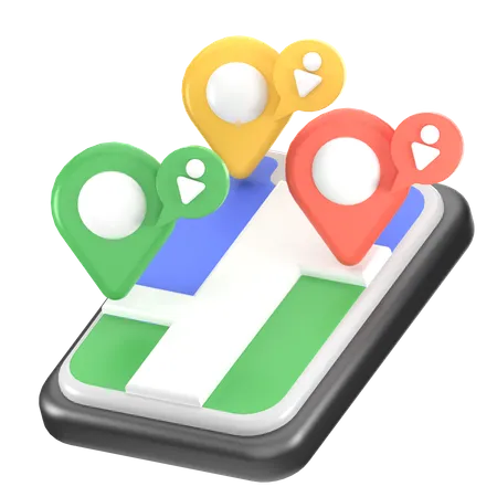 Rastreamento GPS  3D Icon