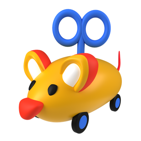 ネズミのいたずら  3D Icon