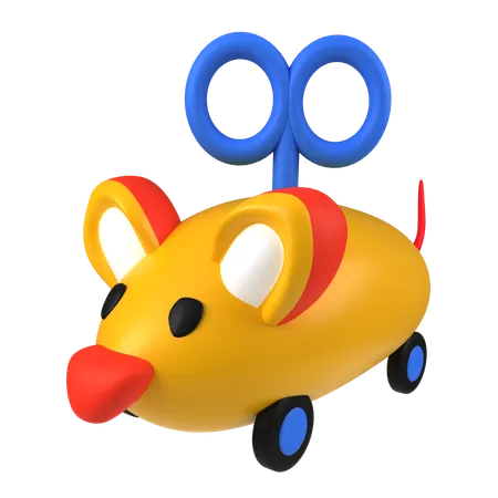 ネズミのいたずら  3D Icon