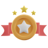 rate badge 3d logo
