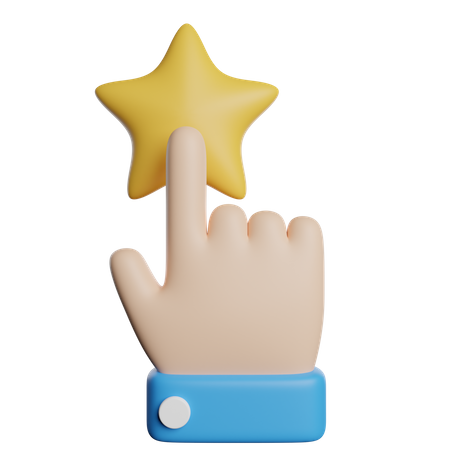 Rate One Star  3D Icon