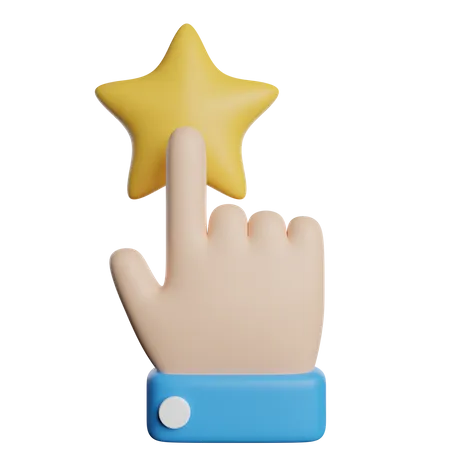 Rate One Star  3D Icon