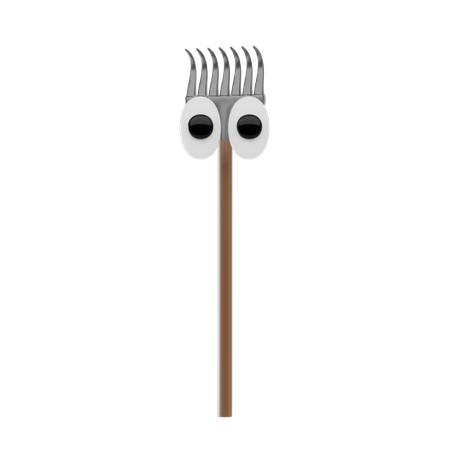 Râteau de jardin  3D Icon