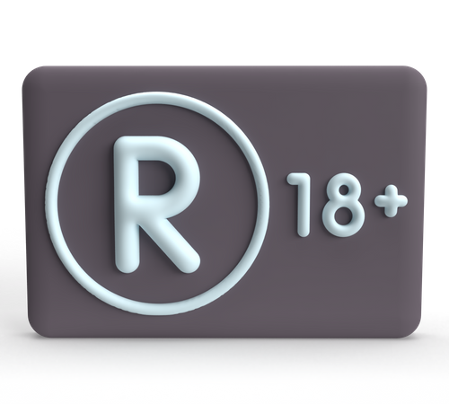 Rated R  3D Icon