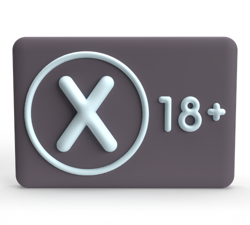 Rated X  3D Icon