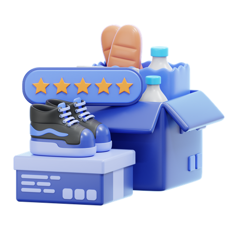 RATING  3D Icon
