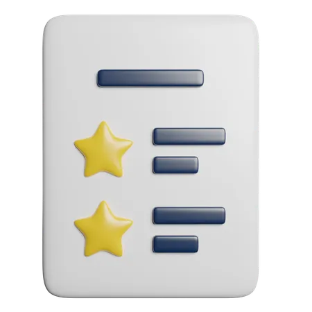 Rating Feedback Review 3D Icon