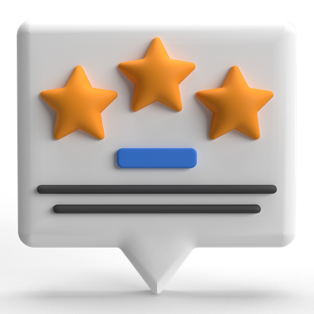 평가  3D Icon