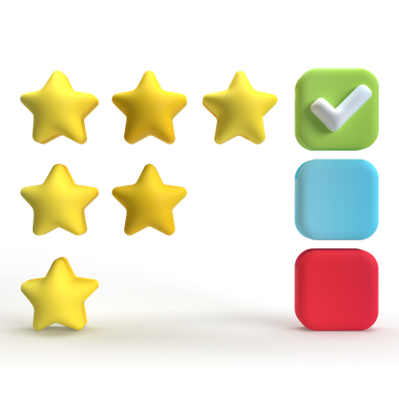 Rating  3D Icon