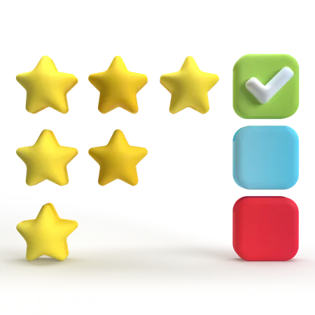 Rating  3D Icon