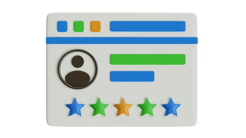 Rating  3D Icon