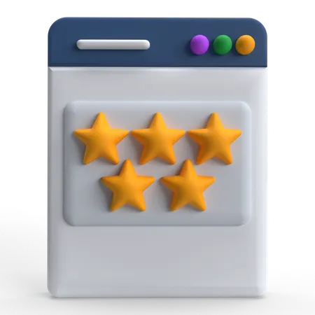 Rating  3D Icon