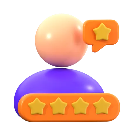 Rating  3D Icon