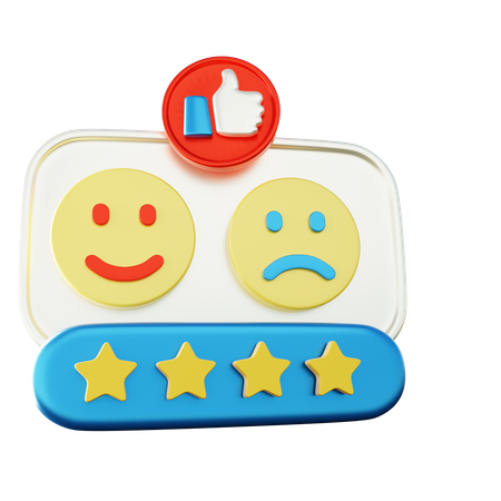 Rating  3D Icon