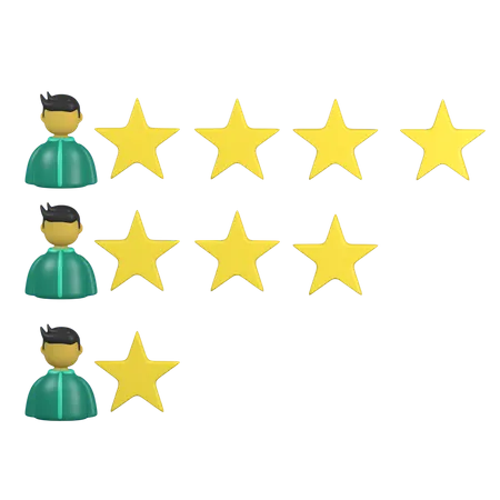 Rating  3D Icon