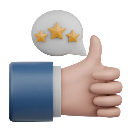 Rating  3D Icon