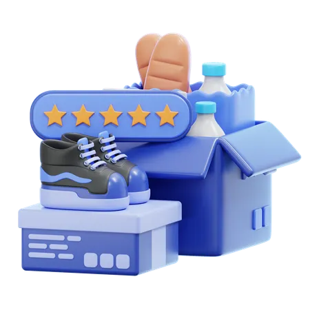 RATING  3D Icon