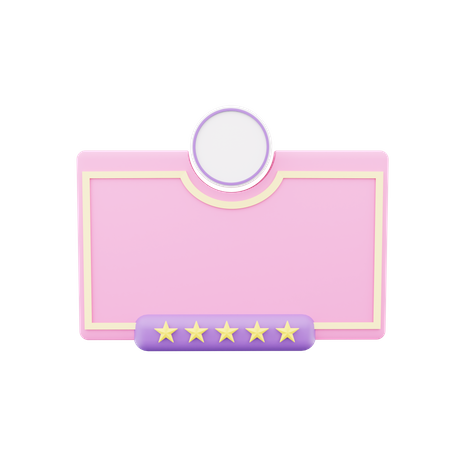 Rating  3D Icon