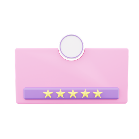 Rating  3D Icon