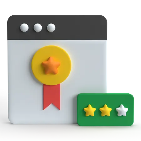 Rating  3D Icon