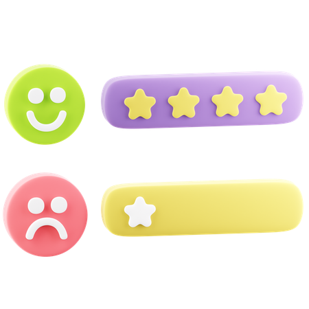 Rating  3D Icon