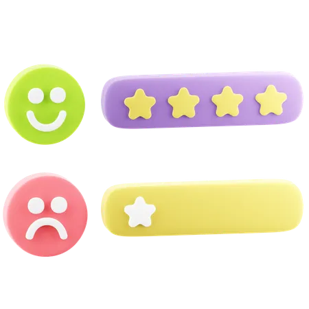 Rating  3D Icon